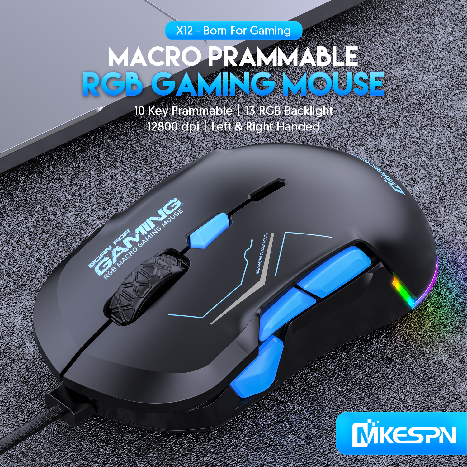 X12 Wired Gaming Mouse